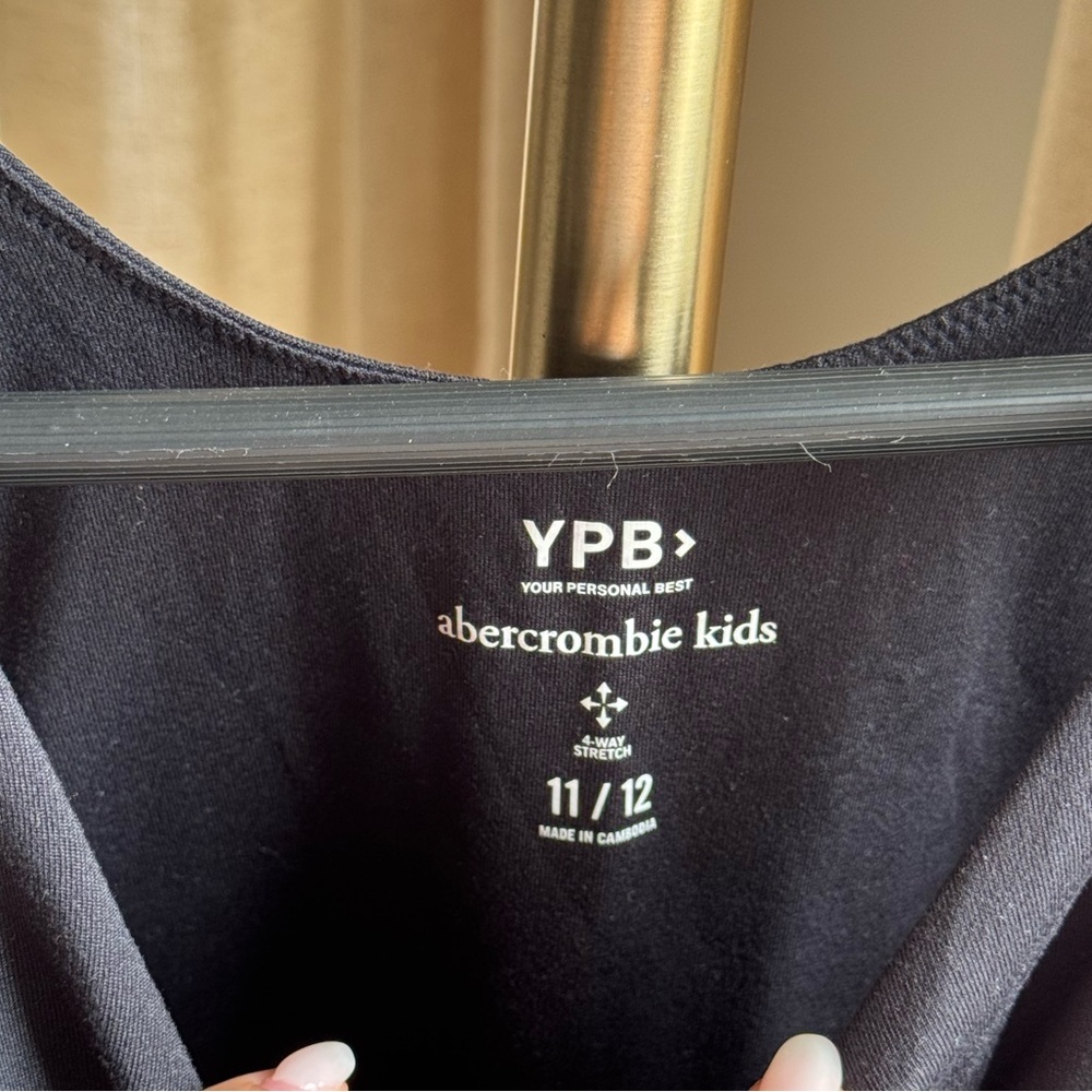 YPB Abercrombie Kids Black Sleeveless Romper | 11 / 12 - Picture 4 of 5